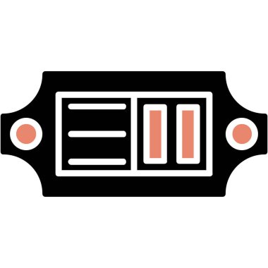 Pil. Web simgesi basit illüstrasyon