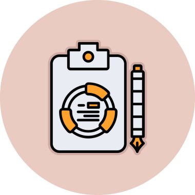 Pano. Basit düz vektör resimlemesi