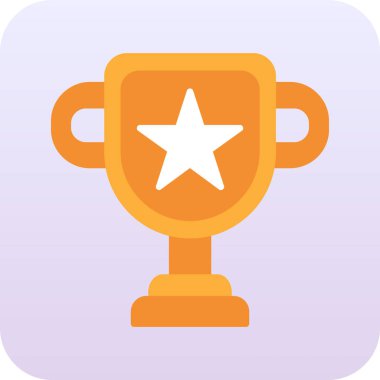 kupa simgesi vektör illüstrasyonu