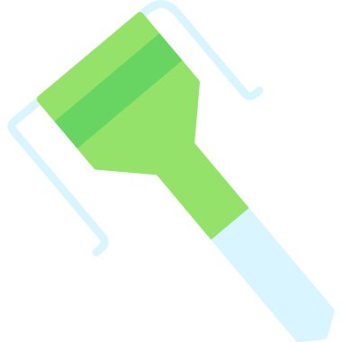 Boya fırçası. Web simgesi basit tasarım