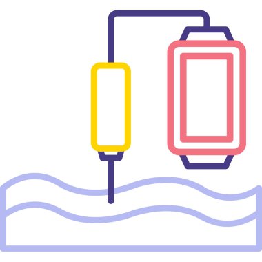 pil modern ikon vektör çizimi