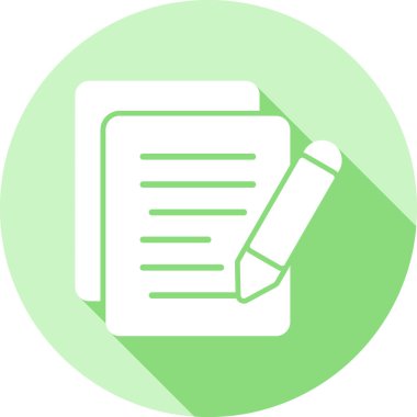 Belge. Web simgesi basit tasarım