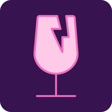 Bir bardak Şarap Simgesi