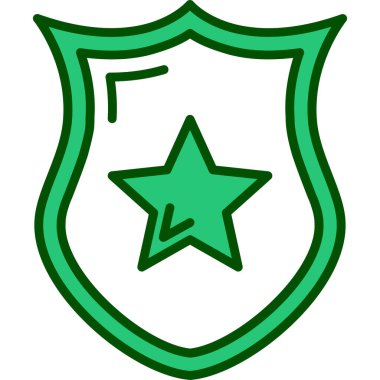 yıldız simgesi vektör illüstrasyonu