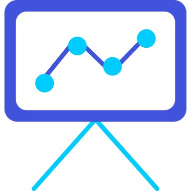 Analiz grafiği çizelgesi simgesi - taslak biçimi