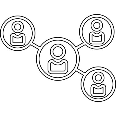 ağ simgesi. Vektör illüstrasyonu