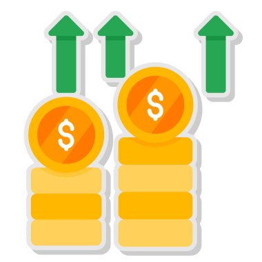 Dolar işareti vektör çizimi