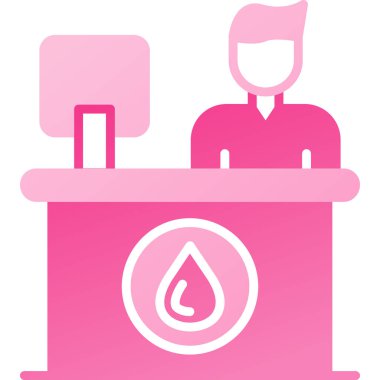 kan damlası modern simge, vektör illüstrasyonu