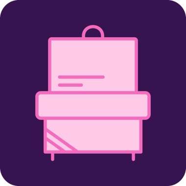 Ofis simgesi vektör illüstrasyonu