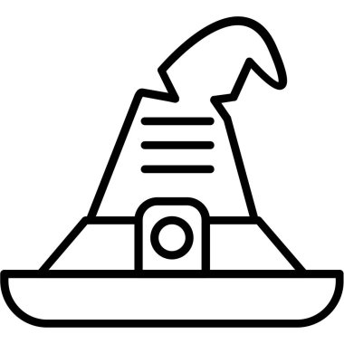 İnşaat miğferi simgesi ana hat vektörü. mimari yapı