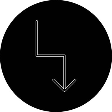 ok simgesi vektör illüstrasyonu