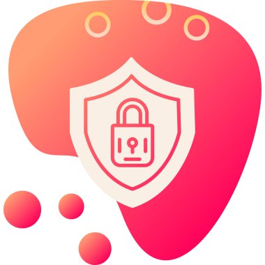 renk kilidi ve kalkan simgesi.