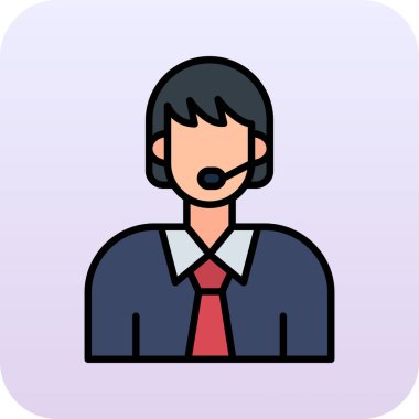 Akıllı telefonu olan bir iş adamı, vektör çizim tasarımı