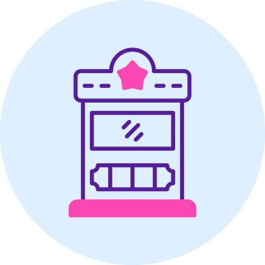 Modern simgenin vektör illüstrasyonu