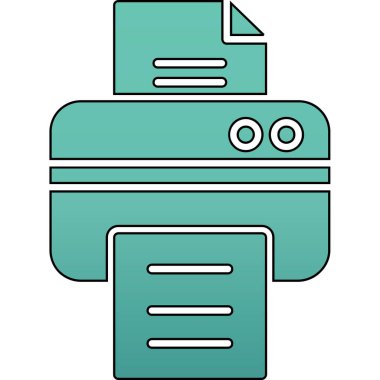 Modern simgenin vektör illüstrasyonu