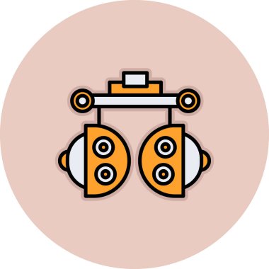 Robot simgesi. Robot teknolojisi ve bilim teması. Yalnız tasarım. vektör illüstrasyonu