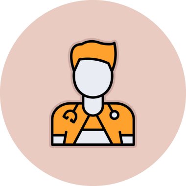 doktor vektör illüstrasyon simgesi tasarım elementi