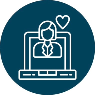 Seo simgesinin vektör illüstrasyonu