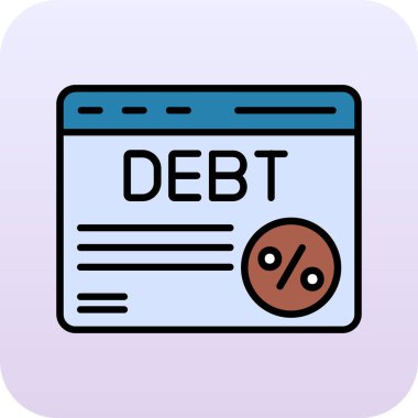 borç simgesi modayı izole etti