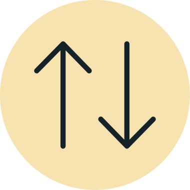 Ok simgesi. vektör illüstrasyonu