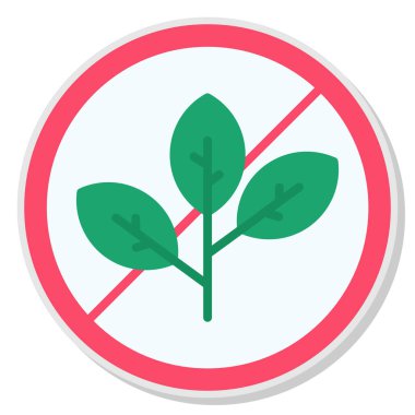 Yaprak. Web simgesi basit illüstrasyon