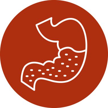 Bir virüs simgesinin vektör illüstrasyonu