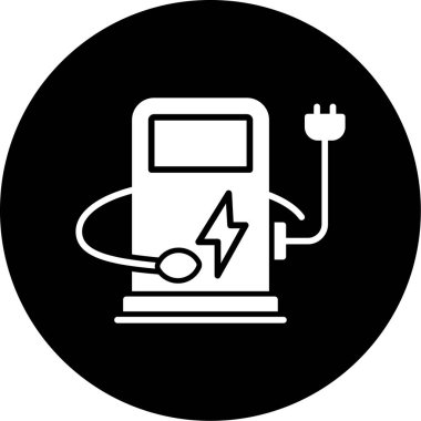 Pil simgesi şarj, illüstrasyon vektör