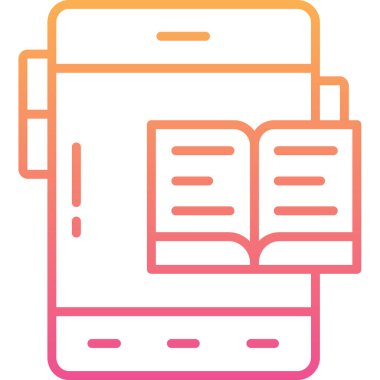 kitap simgesi vektör illüstrasyonu