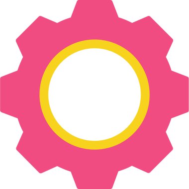 dişli simgesi simgesi tasarımı