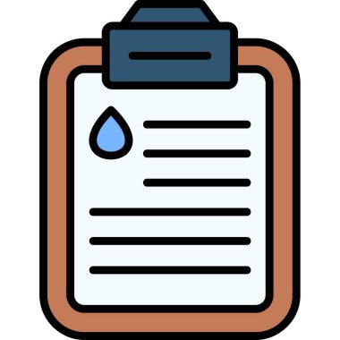 Belge. Web simgesi basit illüstrasyon