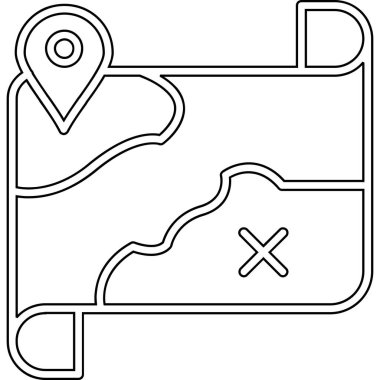 Harita konumu simgesi, özet biçimi