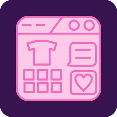 Cep telefonu. Web simgesi