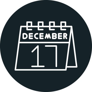 Takvim simgesi tasarımı, vektör illüstrasyonu