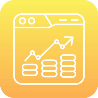 seo modern simgesinin vektör illüstrasyonu