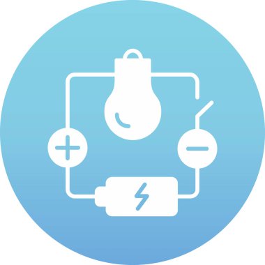 Modern b 'nin vektör çizimi pil ikonundan yoksun