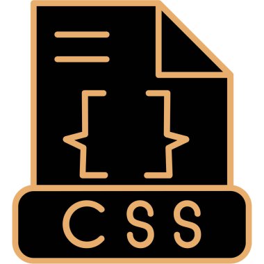 Dosya biçim simgesinin vektör illüstrasyonu