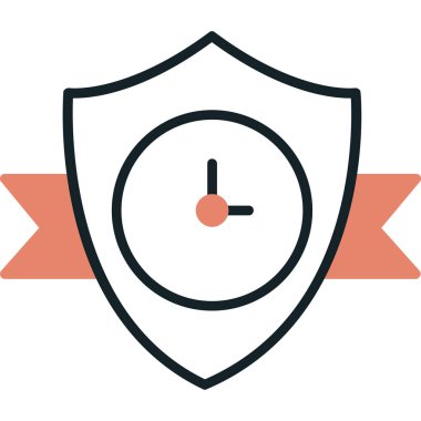 Alarm saat vektör simgesi