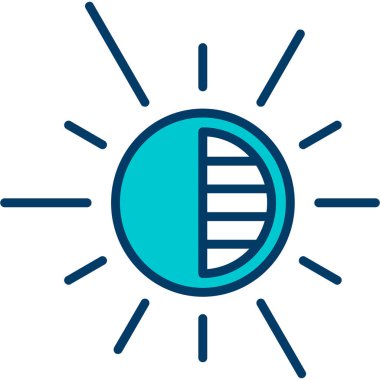 Güneş Paneli modern simgesi, vektör illüstrasyonu