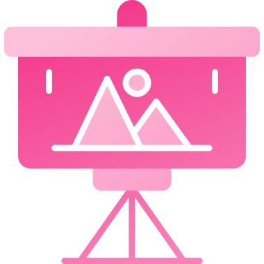 Modern simgenin vektör illüstrasyonu