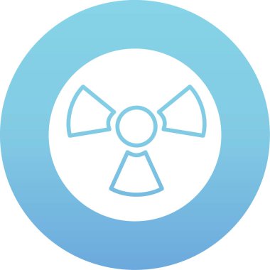 fan simge daire, vektör çizim