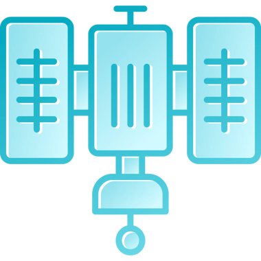 Klima simgesi, vektör illüstrasyonu