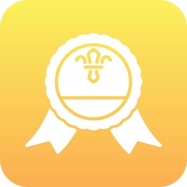 Rozet simge vektör çizim