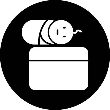 Bir uyku tulumunun vektör çizimi