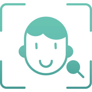 İnsan simgesinin vektör illüstrasyonu