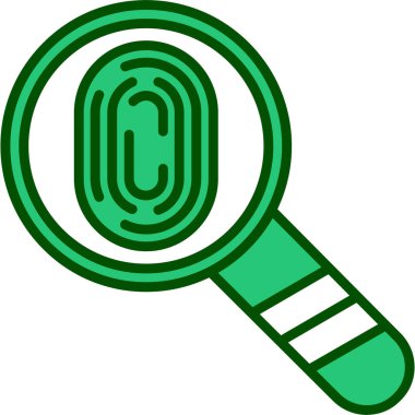 Büyüteç. Web simgesi basit illüstrasyon