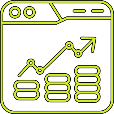 seo modern simgesinin vektör illüstrasyonu