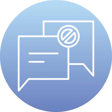 Mesaj var. Web simgesi basit illüstrasyon