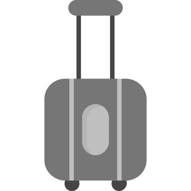 seyahat valizi simgesi. Web için bavul vektör simgelerinin basit çizimi