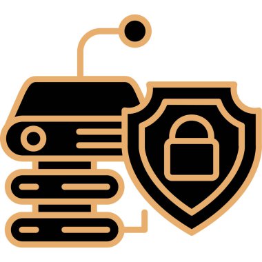 Asma kilit. Web simgesi basit tasarım