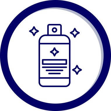 Su şişesi. Web simgesi basit illüstrasyon